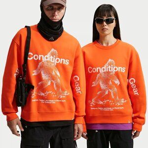 NEW $150 Nike ACG Tuff Fleece ThermaFit Crew Neck Pullover IF1490-819 Sz XS